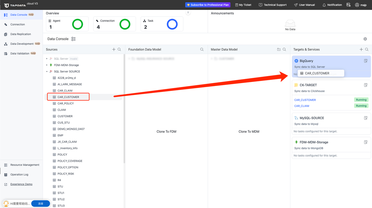 Easily replicate data from MySQL to BigQuery